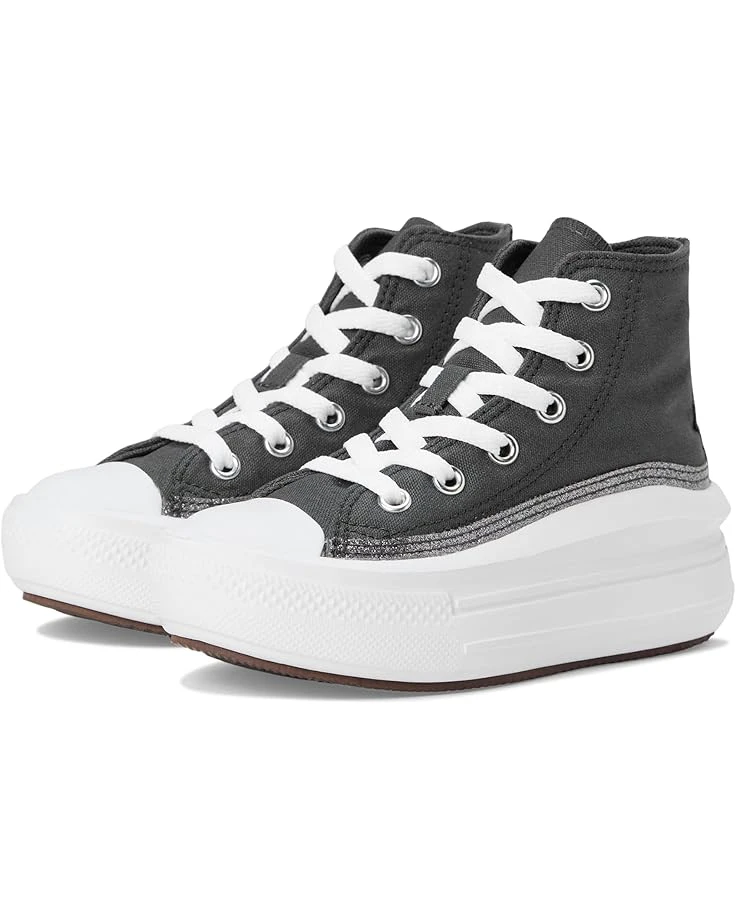 Converse Kids Chuck Taylor® All Star® Move Glitter (Little Kid) | Sneakers & Athletic Shoes 1 Converse Kids Chuck Taylor® All Star® Move Glitter (Little Kid) | Sneakers & Athletic Shoes