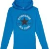 Converse Kids Long Sleeve Hooded Chuck Patch Graphic T-Shirt (Big Kids) | Shirts & Tops