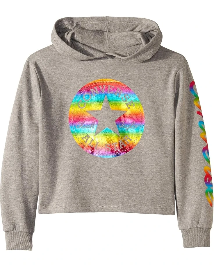 Converse Kids Chuck Patch Cropped Hoodie (Big Kids) | Hoodies & Sweatshirts 2 Converse Kids Chuck Patch Cropped Hoodie (Big Kids) | Hoodies & Sweatshirts - Image 2