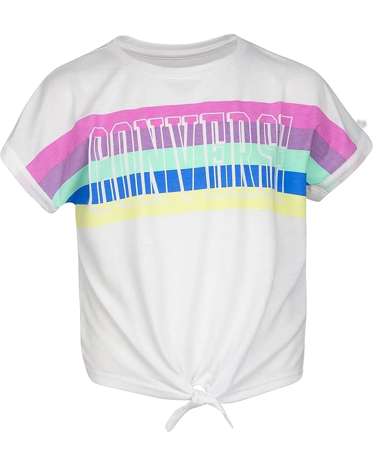 Converse Kids Striped Front Tie Top (Big Kids) | Shirts & Tops 5 Converse Kids Striped Front Tie Top (Big Kids) | Shirts & Tops - Image 5
