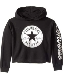 Converse Kids Chuck Patch Cropped Hoodie (Big Kids) | Hoodies & Sweatshirts